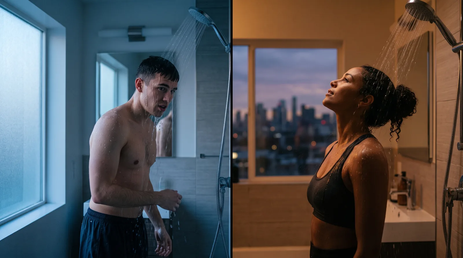 Eau froide au matin, lumière dorée au soir : à chaque moment son effet