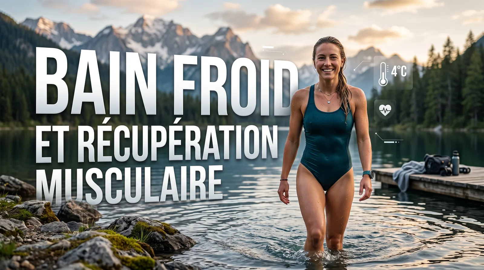 Bain froid et récupération musculaire