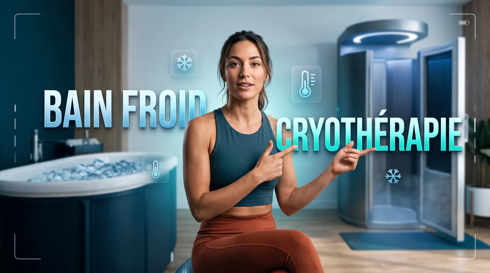 Bain froid ou cryothérapie : quelle différence ?