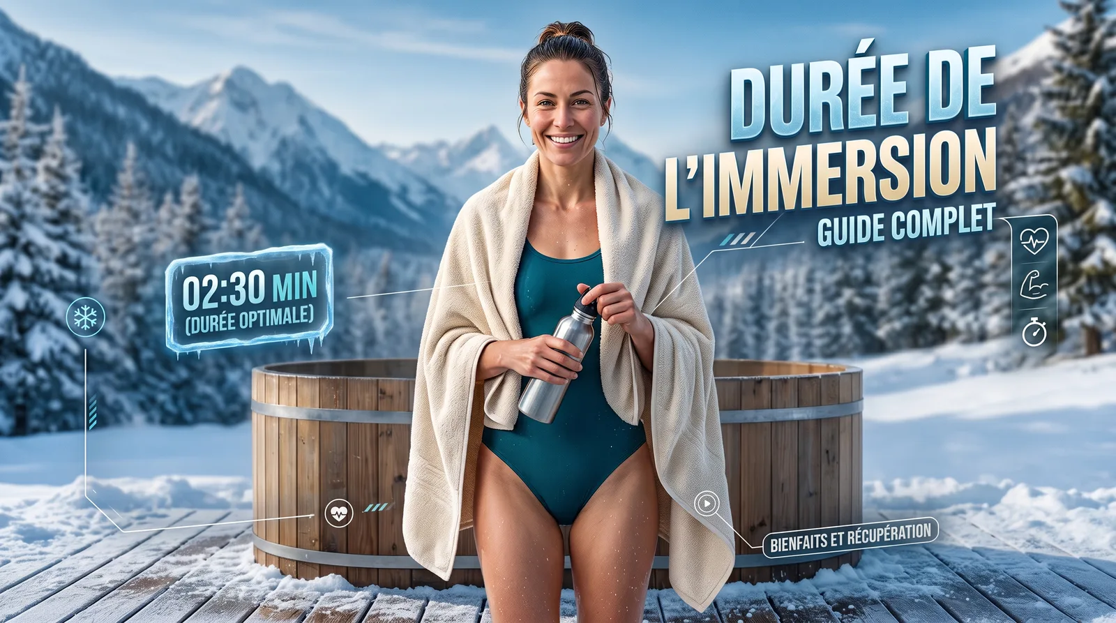 Durée de l'immersion en bain froid : le guide complet