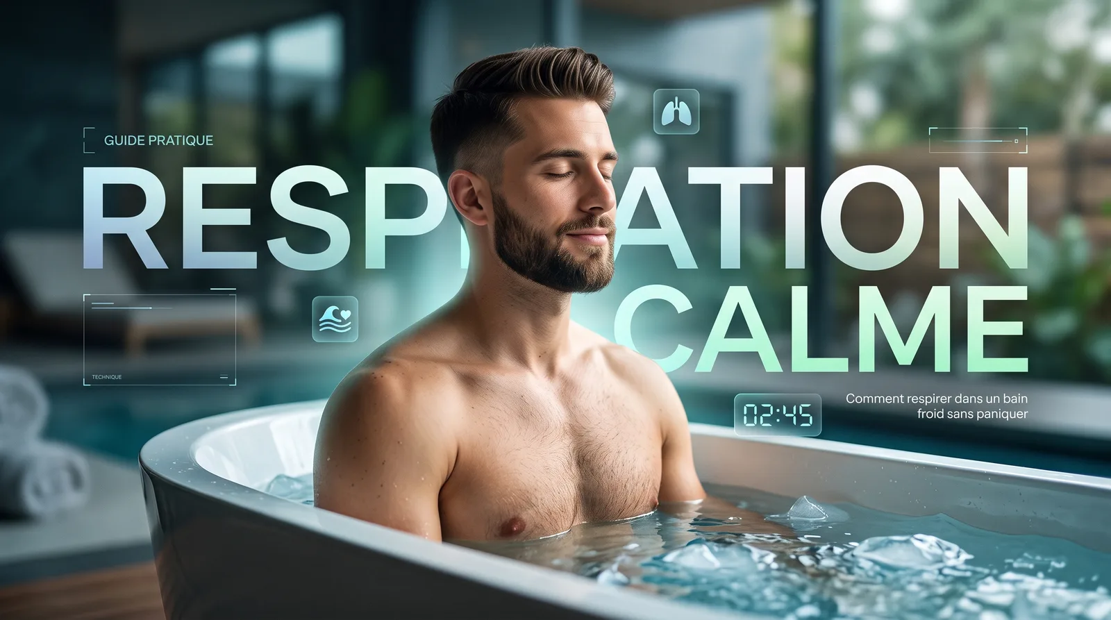 Comment respirer dans un bain froid sans paniquer : guide pratique