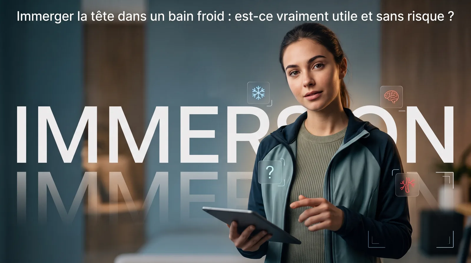 Immerger la tête dans un bain froid : est-ce vraiment utile et sans risque ?