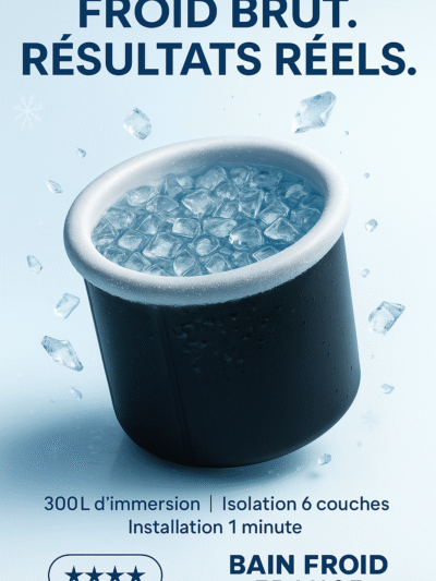 Bain froid pliable 320L
